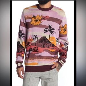 Men's Scotch and Soda Volcano Multicolor Graphic Sweater